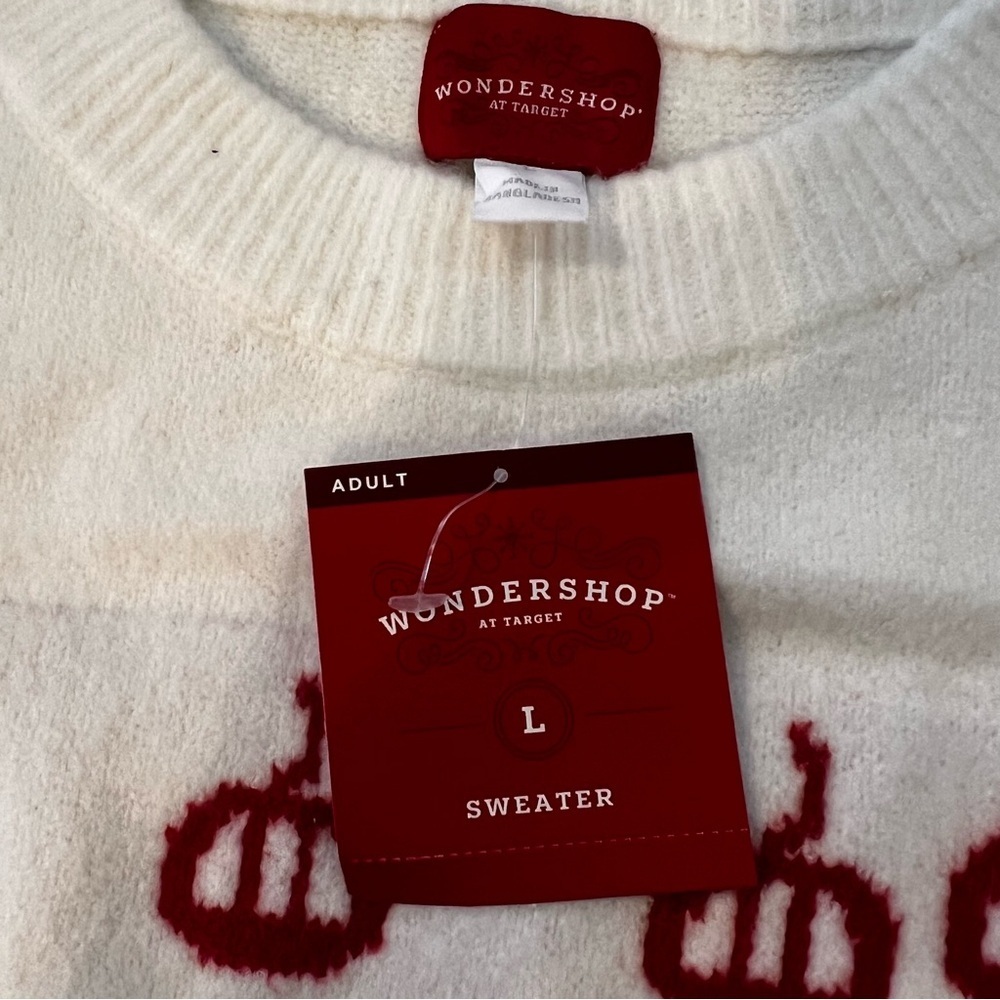 NWT Wondershop Crewneck Sweater - Size L - Picture 7 of 9
